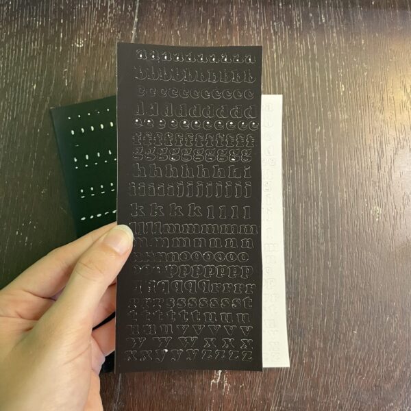 Simple Alphabets - Sticker Sheets Vinyl